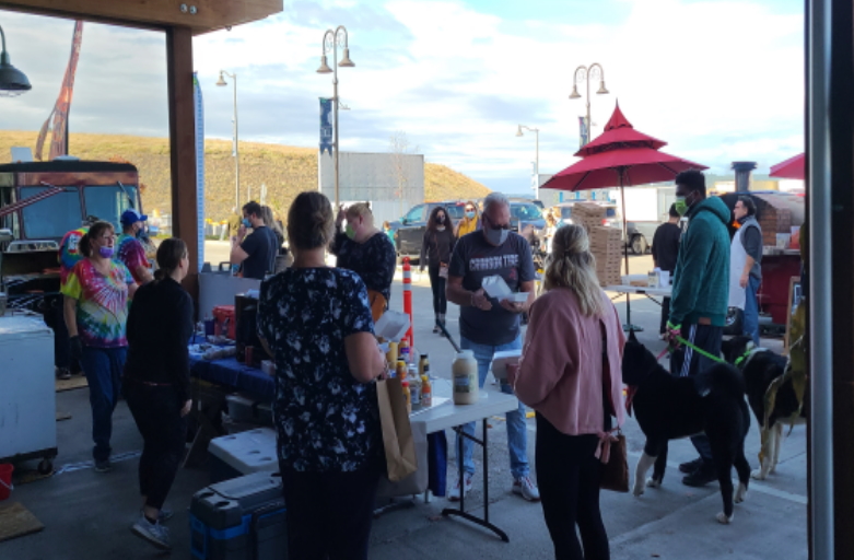 Fun community events at the Waterfront Market in Ruston. Tacoma Washington.