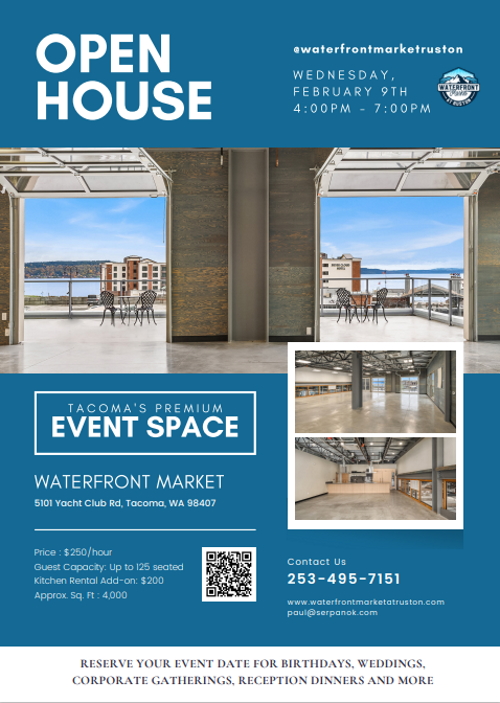 Event Rental Space Open House details