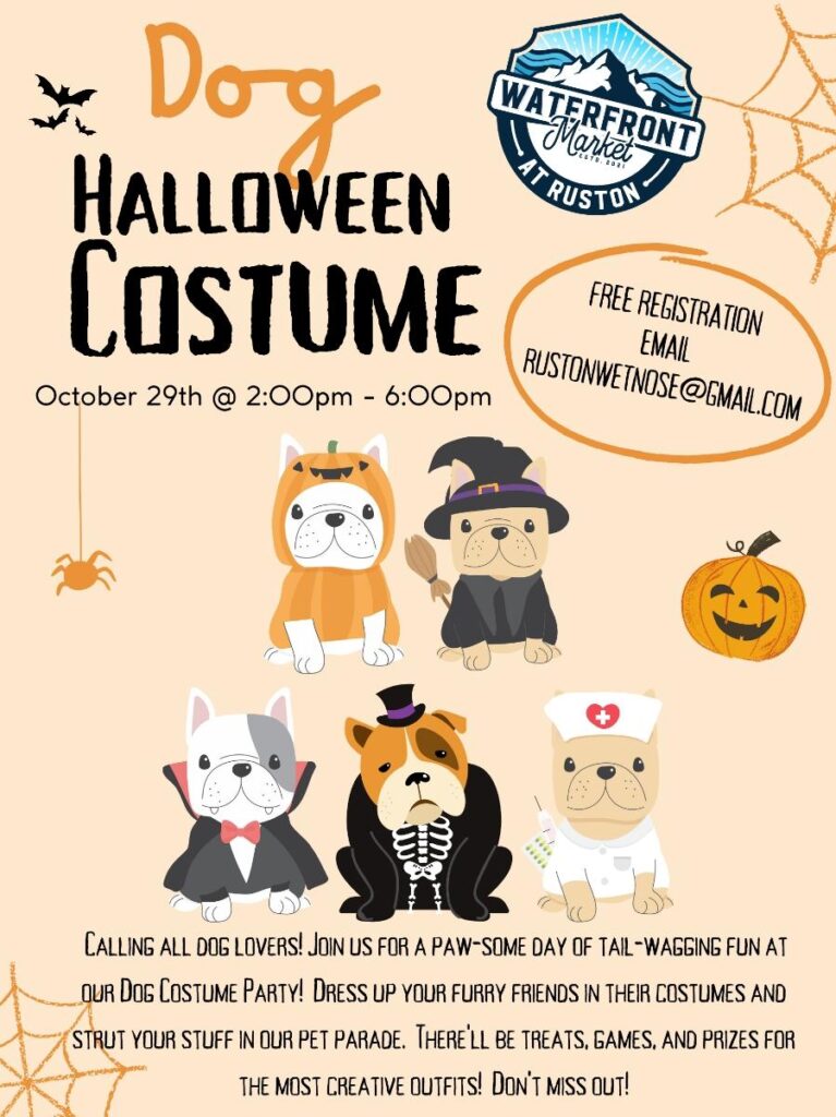Dog Halloween Costume Party and Fashion Show! Ruston Washington, Tacoma