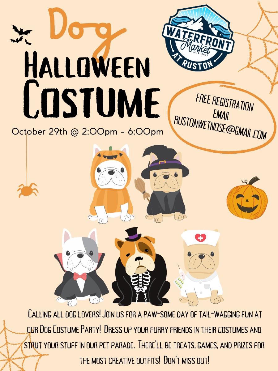 Dog Halloween Costume Party and Fashion Show! Ruston Washington, Tacoma